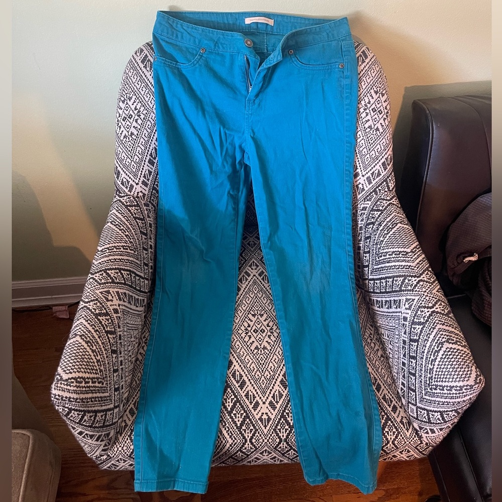 Girls size 14 1/2 blue jeans